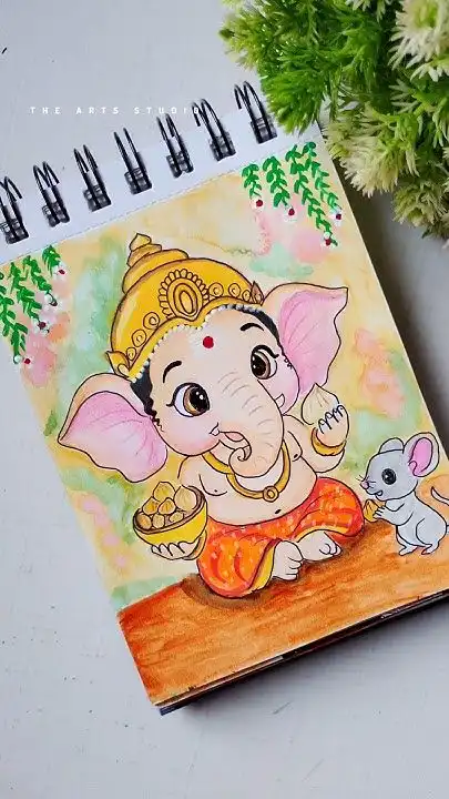 ganesh picture drawing