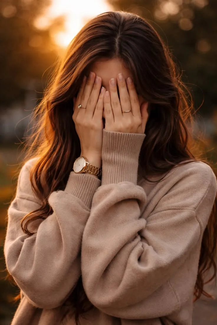 Hidden Face Cute Girl Pics
