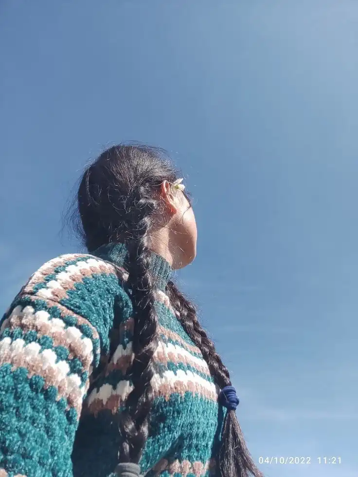 hidden face girl pic download