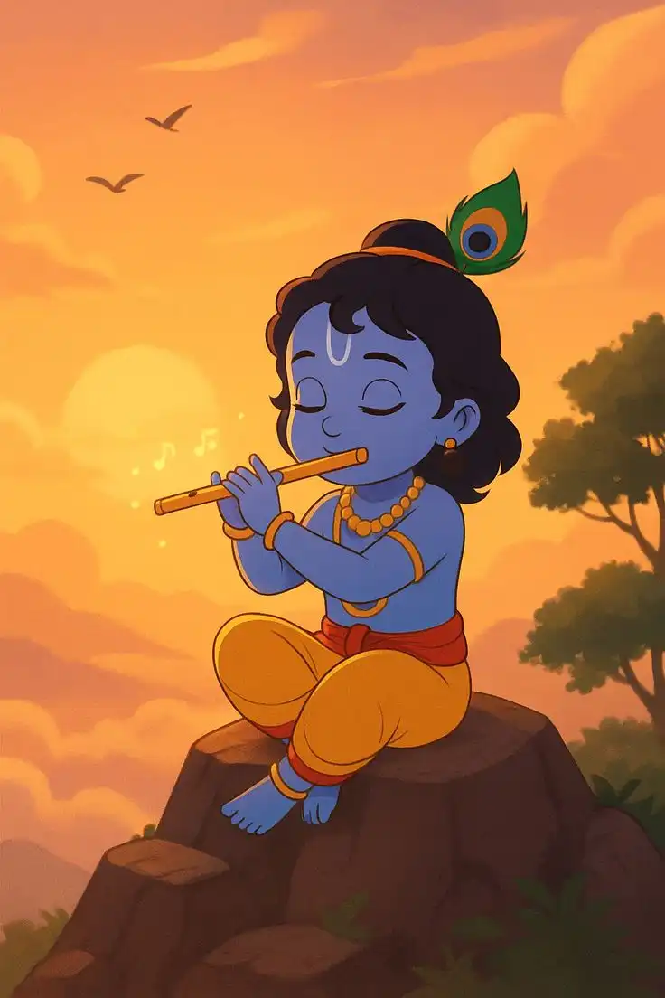 krishna cartoon images