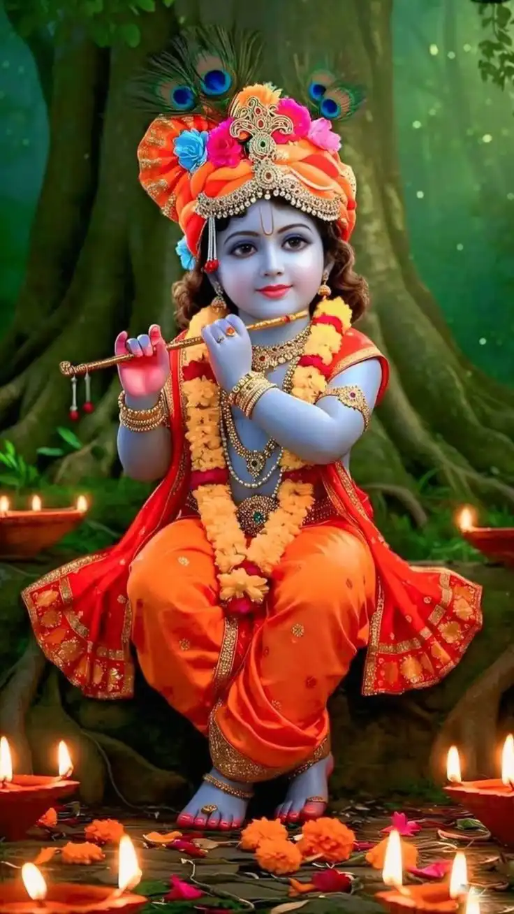 krishna cute images