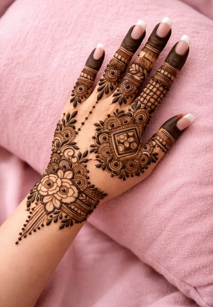 Latest Arabic Mehndi Design