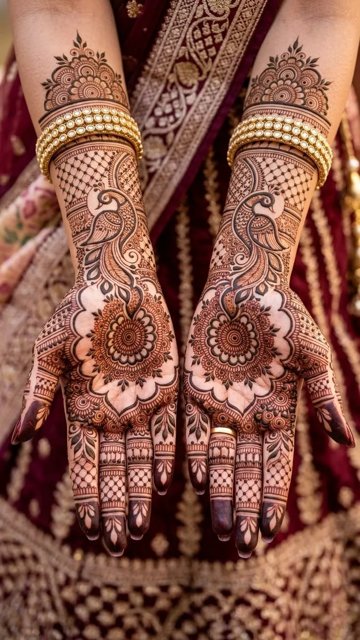 Latest Arabic Mehndi Design