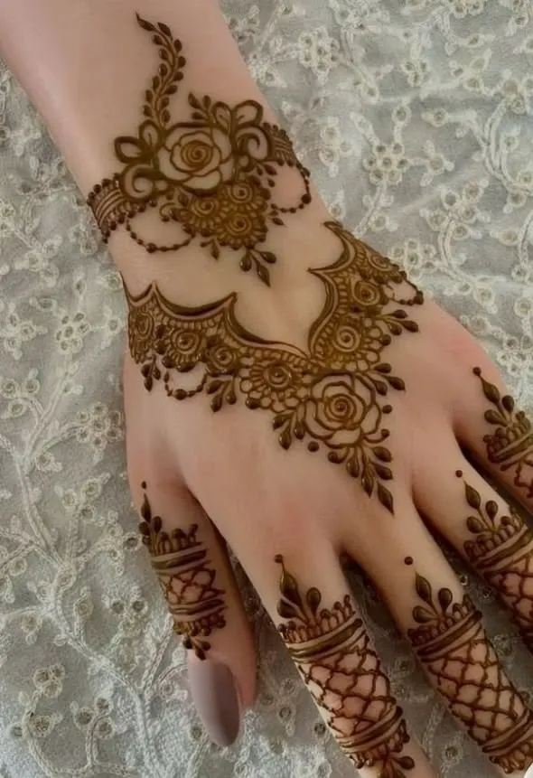 Latest Arabic Mehndi Design Pictures