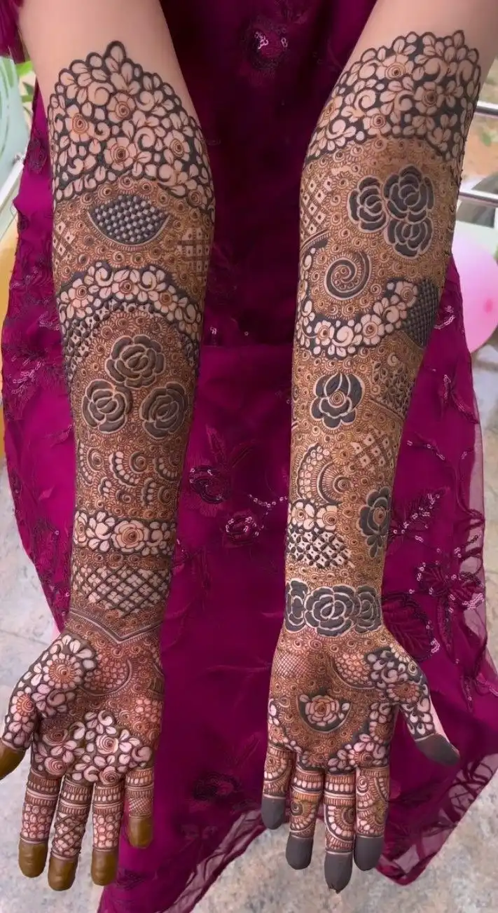 latest full hand mehndi design