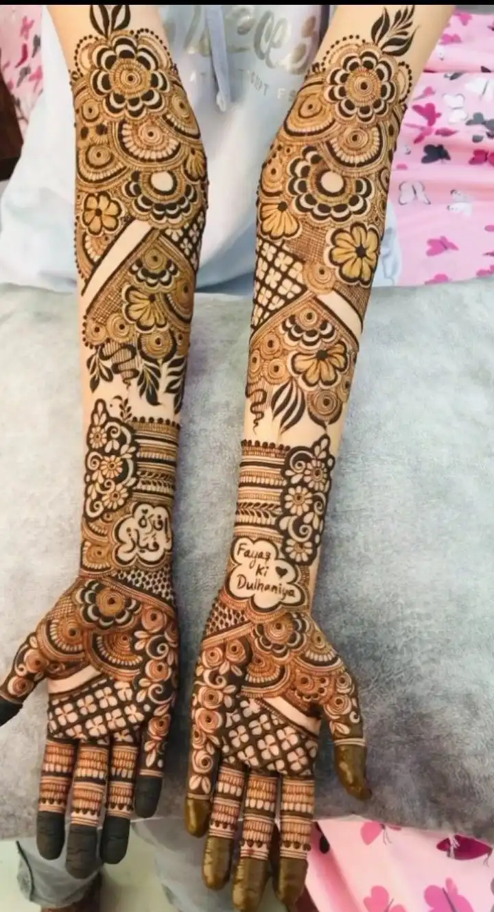 latest full hand mehndi design