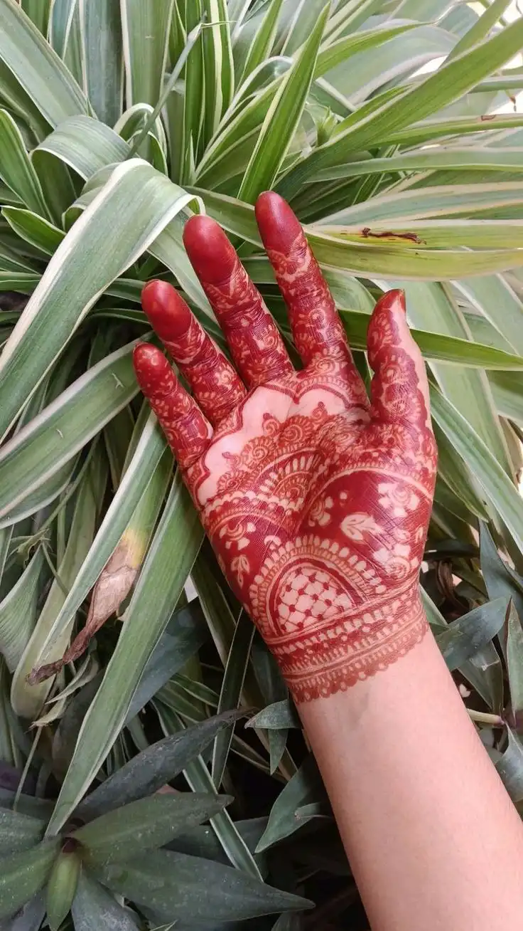 mehndi design for beginners front hand