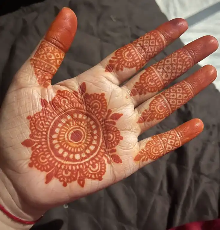mehndi design for beginners front hand