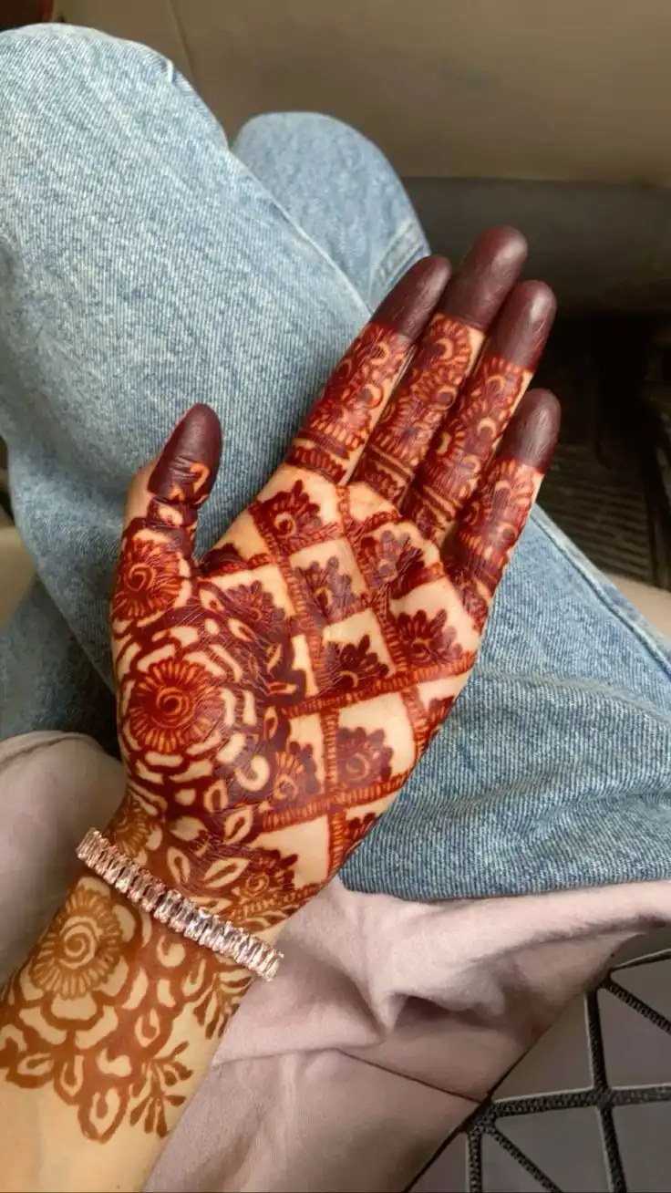 mehndi design for beginners front hand