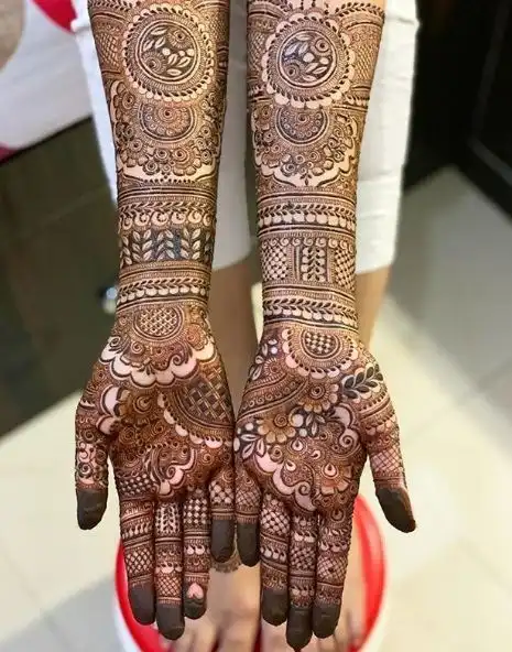 mehndi design photo full hand
