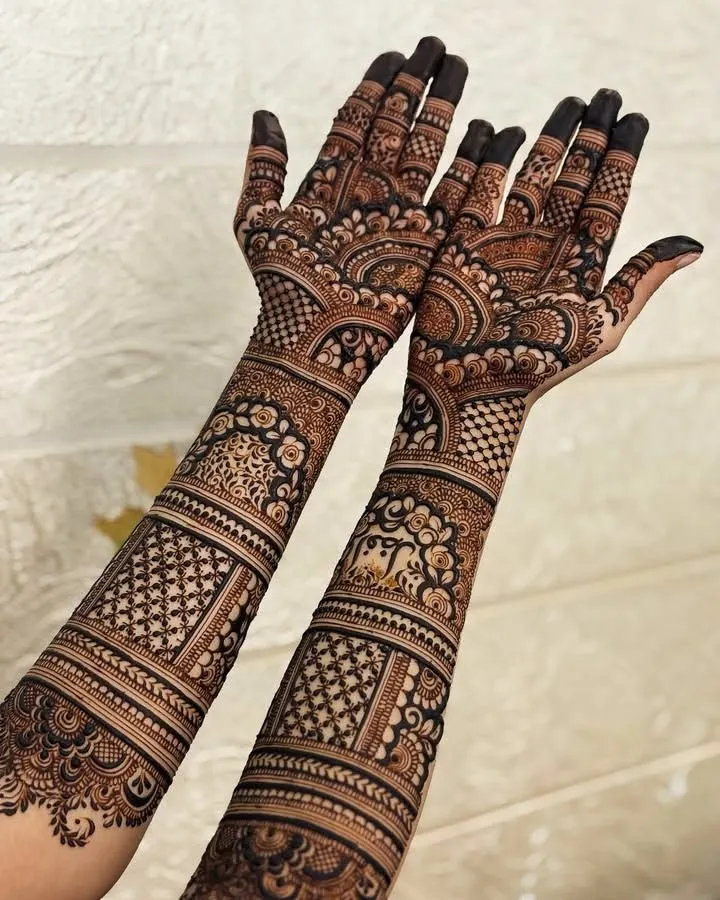 mehndi design photo full hand