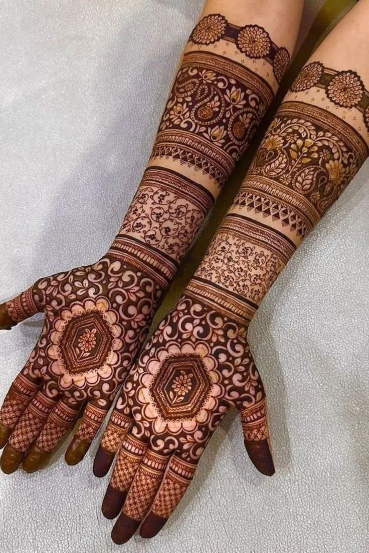 mehndi design photo full hand
