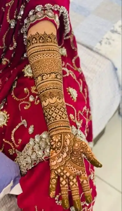 mehndi design photo full hand
