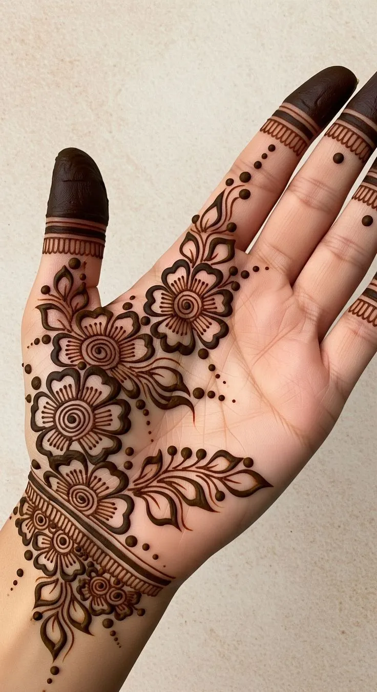 modern mehndi design front hand modern mehndi design front hand