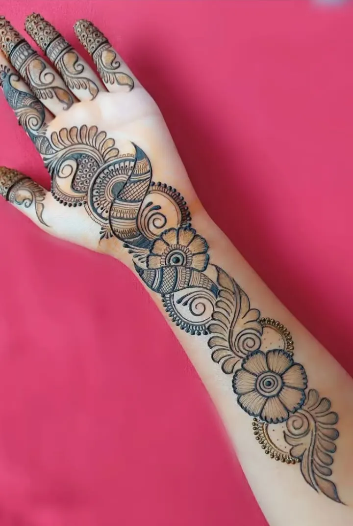 modern mehndi design front hand modern mehndi design front hand