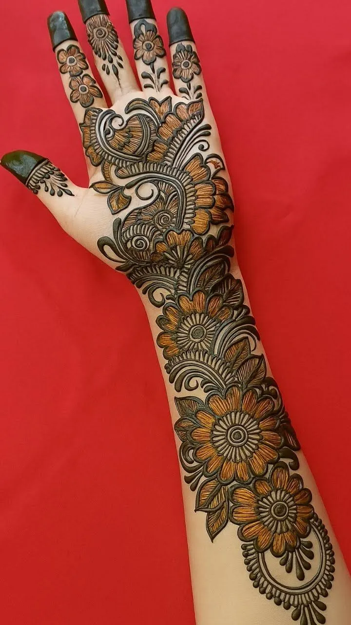 new arabic mehndi design