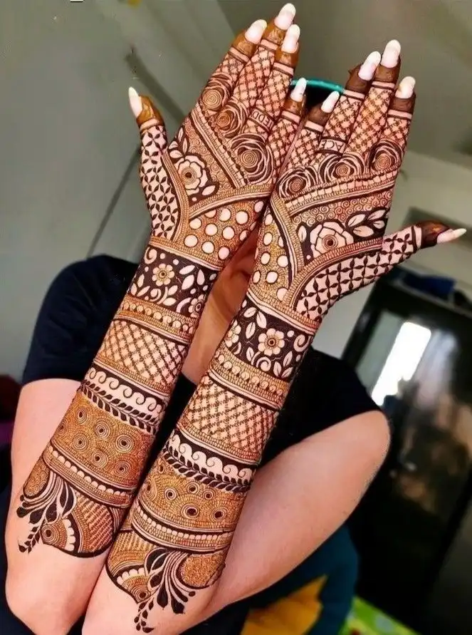 new mehndi design full hand