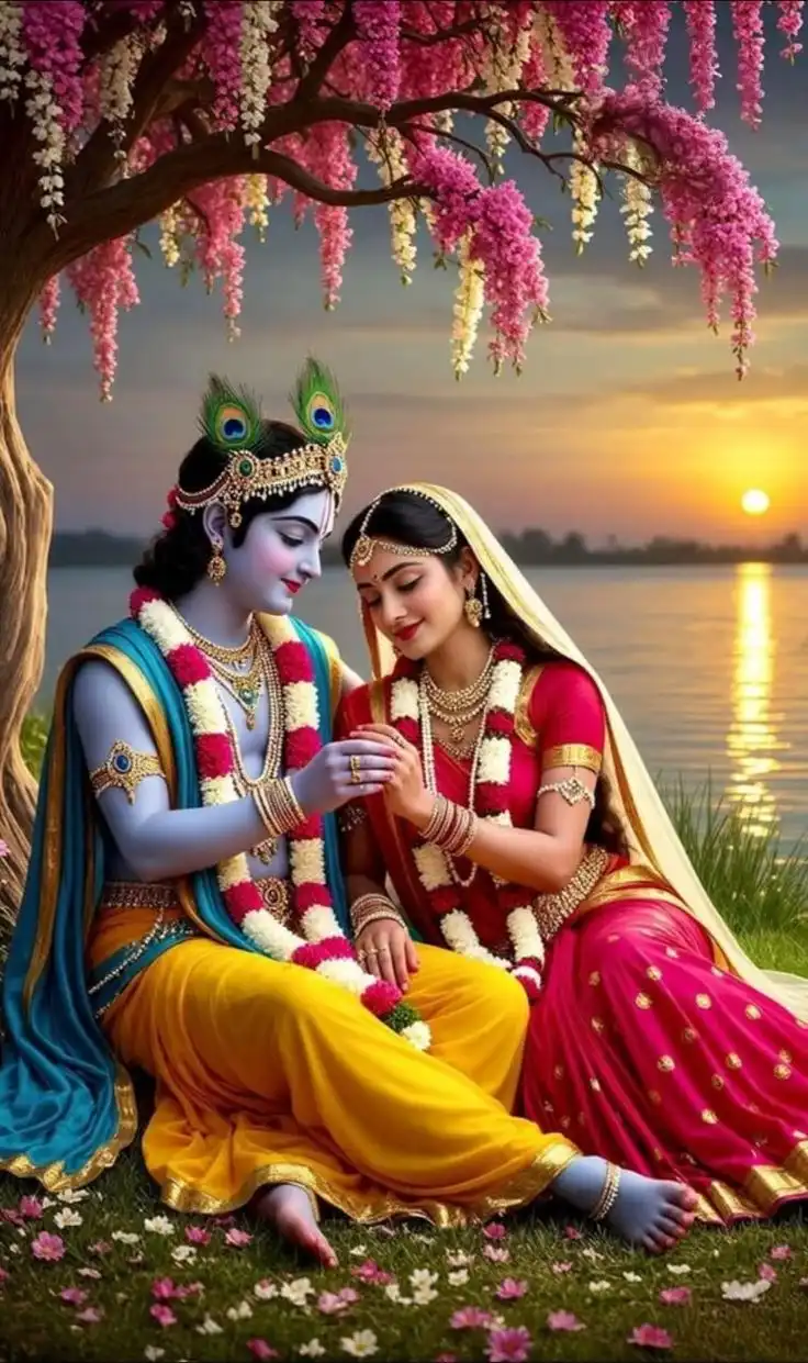 radha krishna image love