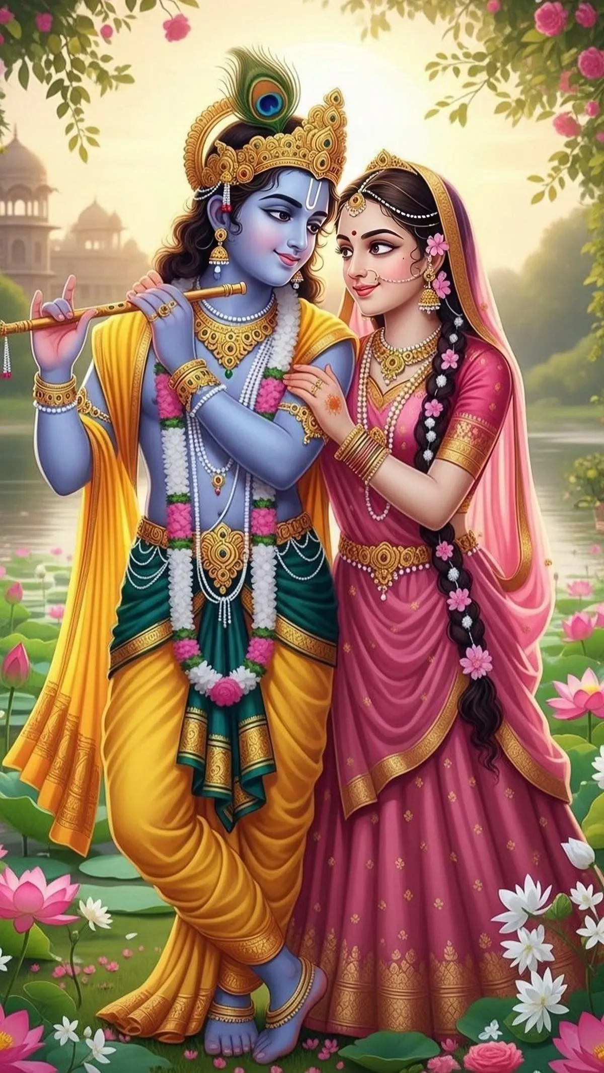 radha krishna ki photo