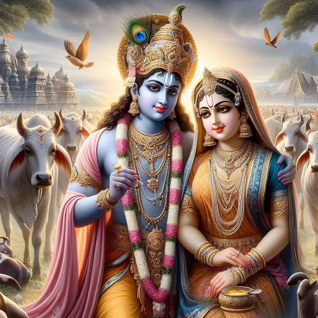 radha krishna ki pic