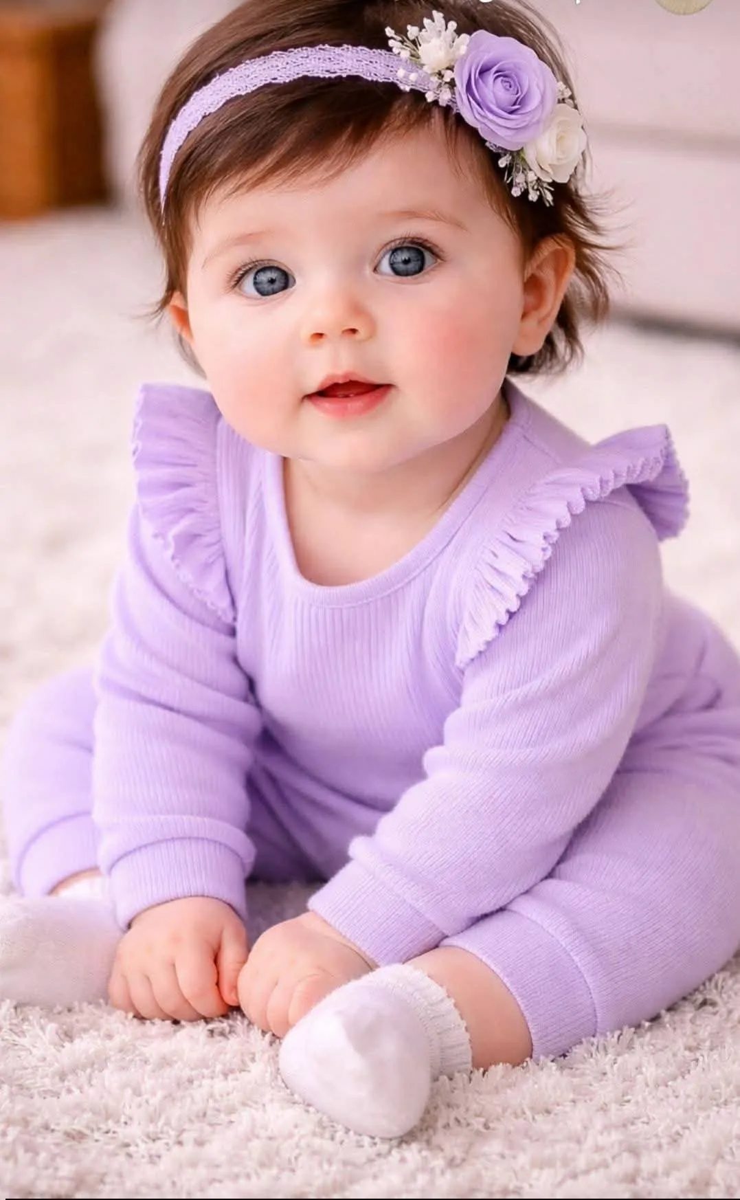 Smile Cute Baby Girl Dp