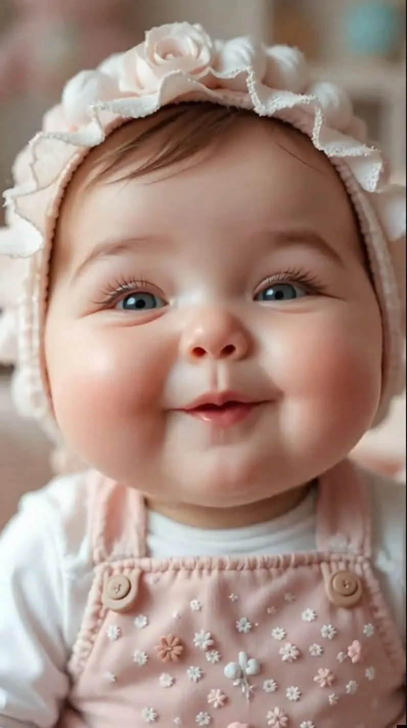 Smile Cute Baby Girl Photo