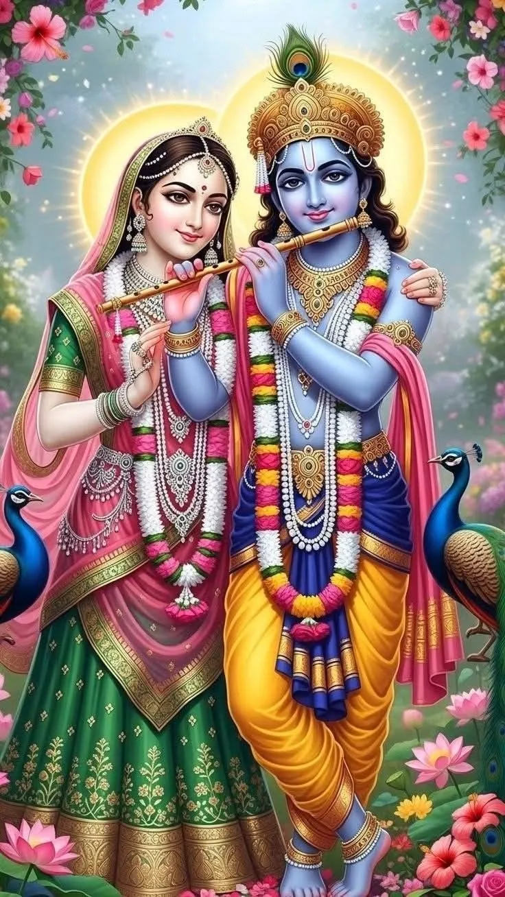 sri radha krishna pics