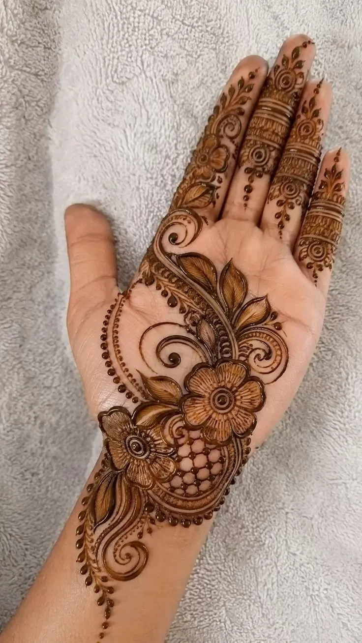 Stylish Arabic Mehndi Design Profile Picture