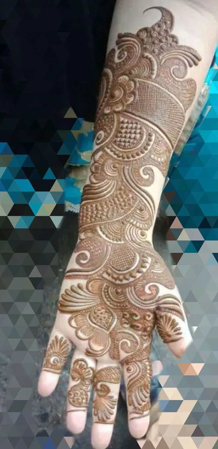 Stylish Arabic Mehndi Designs Pics