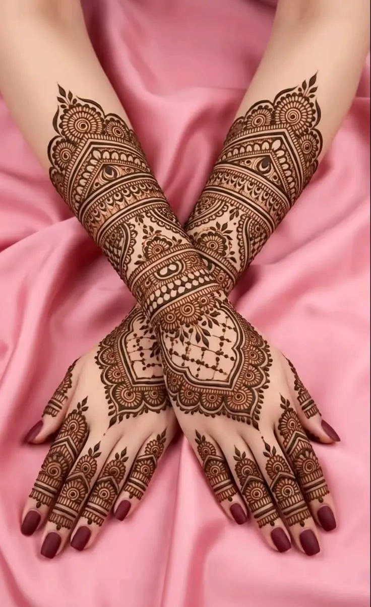 Stylish Back Hand Mehndi Design Profile Photo