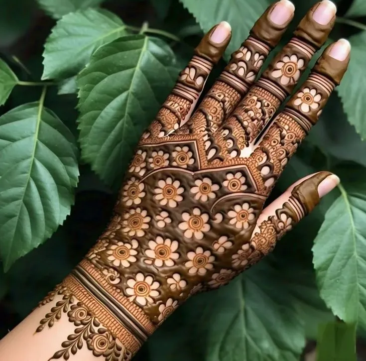 Stylish Back Hand Mehndi Designs Profile Pic